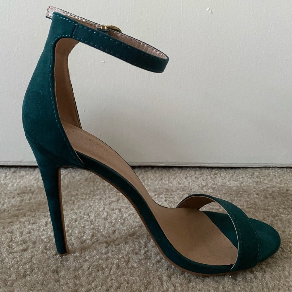 ✨ Charlotte Russe y2k Rebekah Heels in Emerald - Picture 3 of 9